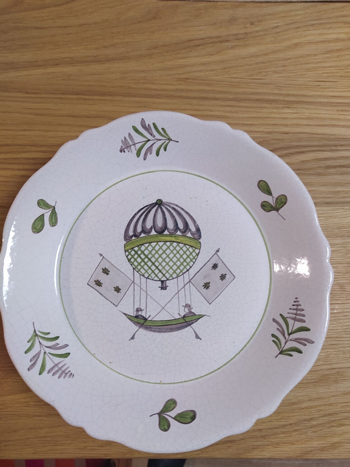 Lot 5 assiettes