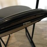 Set of 4 chairs Italy 1980 by Emilio Nanni for Fly-line