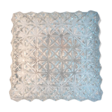 Cast glass ceiling lamp