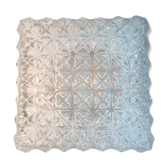 Cast glass ceiling lamp