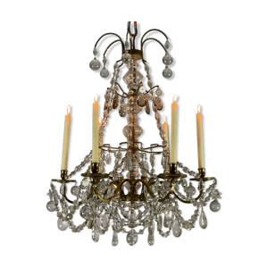 lustre en bronze doré