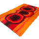 XXL Ege Taepper Rya De Luxe rug, Orange wool rug 70