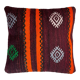 Housse de coussin kilim turc vintage 40 x 40 cm
