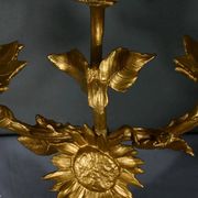 Paire de candélabres en régule doré et onyx – 1940