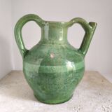 Glazed terracotta water jug
