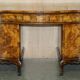Antique Italian writing desk in olive wood circa 1860