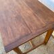 Solid oak farmtop table with 1 drawer