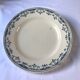 Flat plate of the longchamp earthenware factory, doria model,  iron land