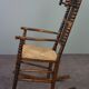 Rocking chair Antique Arts and Crafts Bobbin, English, 19th century