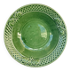 Large woven border salad bowl "Rabbit Green" Bordallo Pinheiro Po