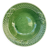 Large woven border salad bowl "Rabbit Green" Bordallo Pinheiro Po