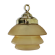 Art deco brass pendant lamp ,1930