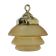 Art deco brass pendant lamp ,1930