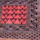 Tapis persan laine bordeaux 60x100