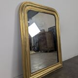 Golden mirror from the Louis Philippe period.