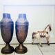 Paire de vases Art Déco en laiton, vers 1920