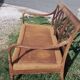 3-seater wooden sofa benches and feather seats
