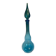 Blue glass bottle by Blenko, 1960s