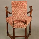 Pair of armchairs known as Caquetoires from the 19th century.