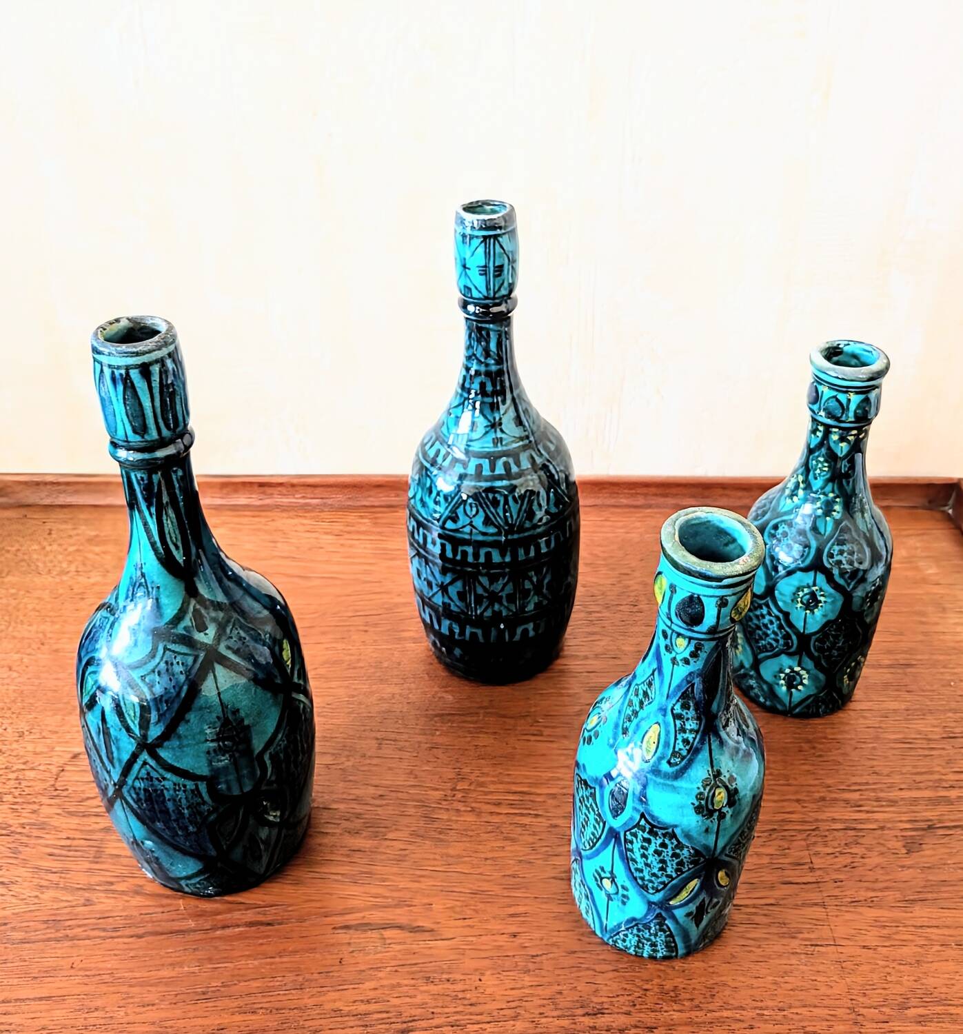 Moroccan ceramic vases