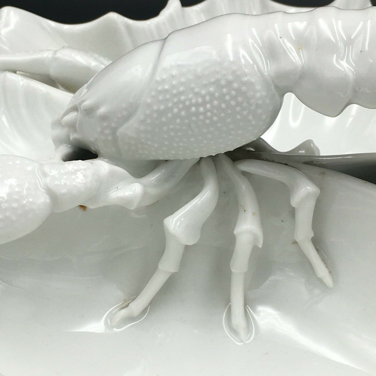 Crustaceans lobster dish in faïence