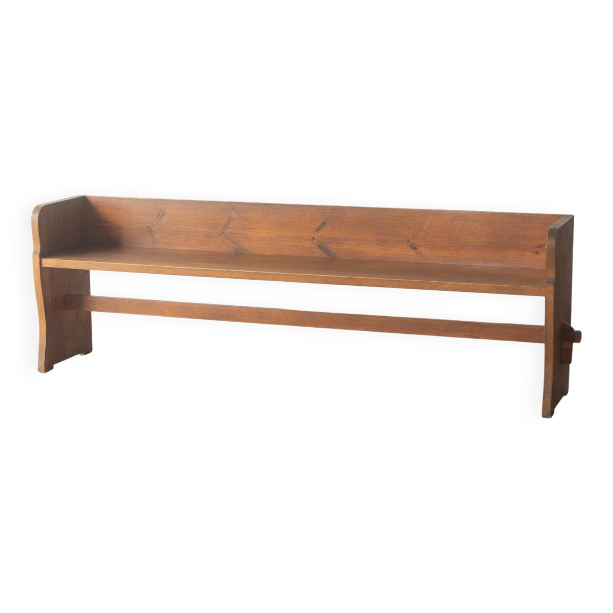 Solid pine bench