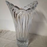 Crystal vase flared shape