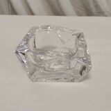 Crystal ashtray signed Daum