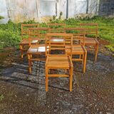Série de 6 chaises René Gabriel
