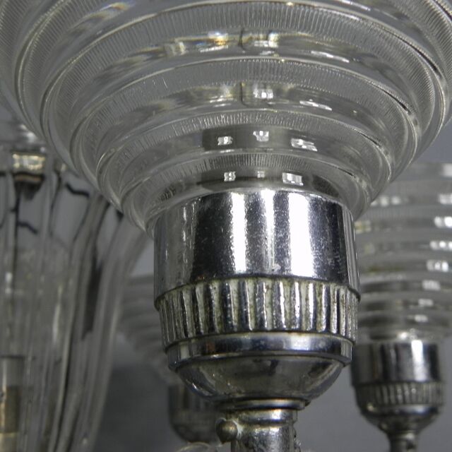 Art Deco hanging lamp G. Leleu