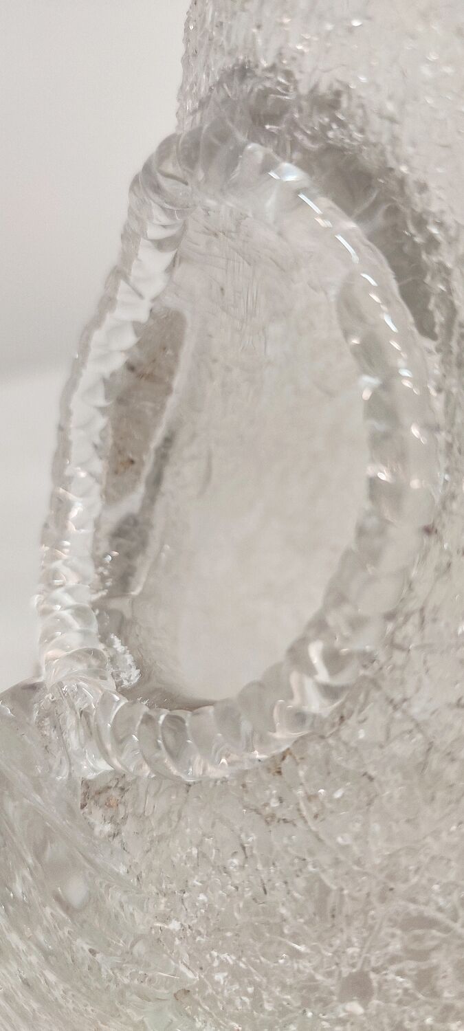 Murano glass vase Italy 1970s