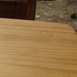 Pair of small pine tables