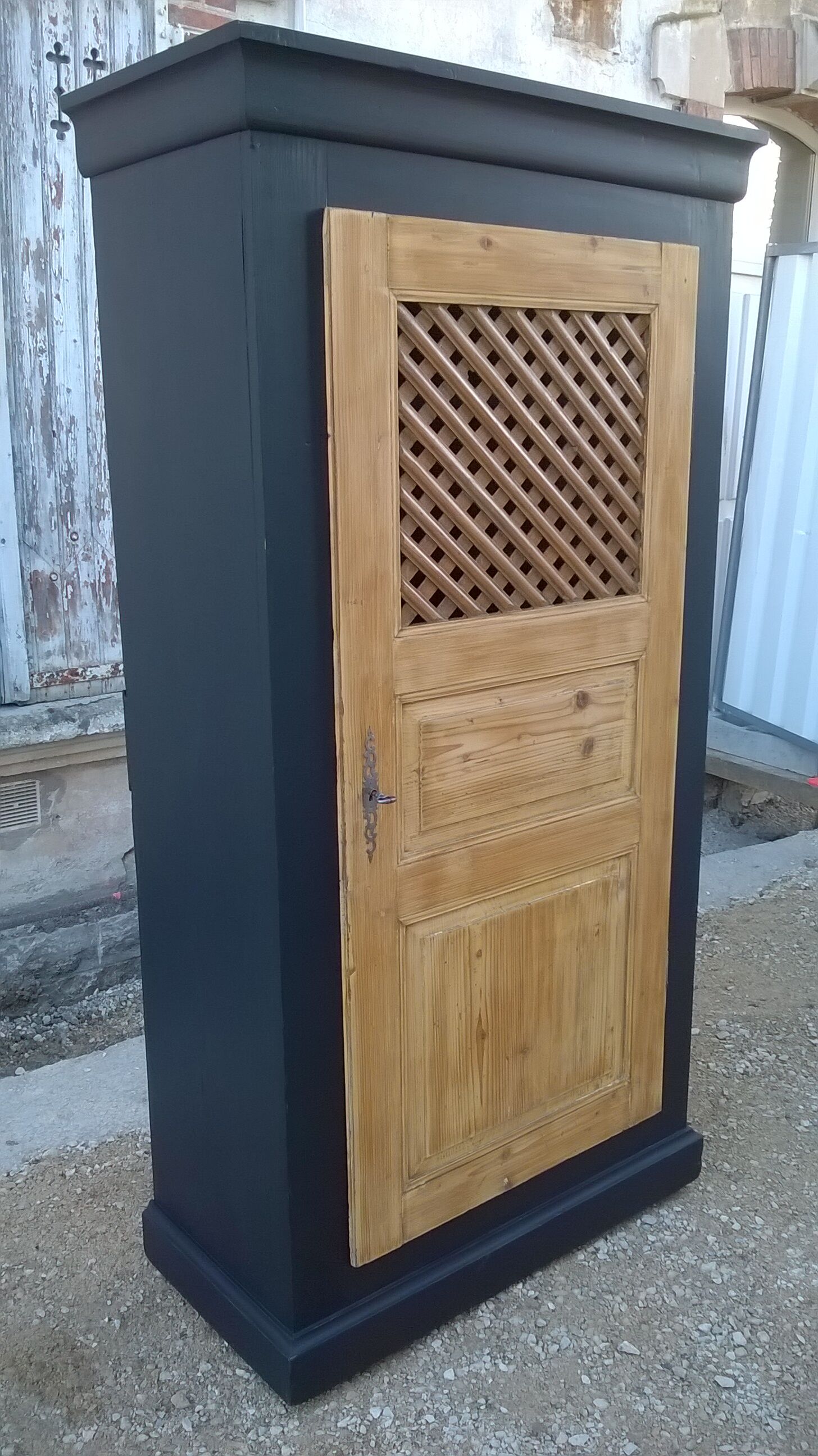 late nineteenth century fir cabinet