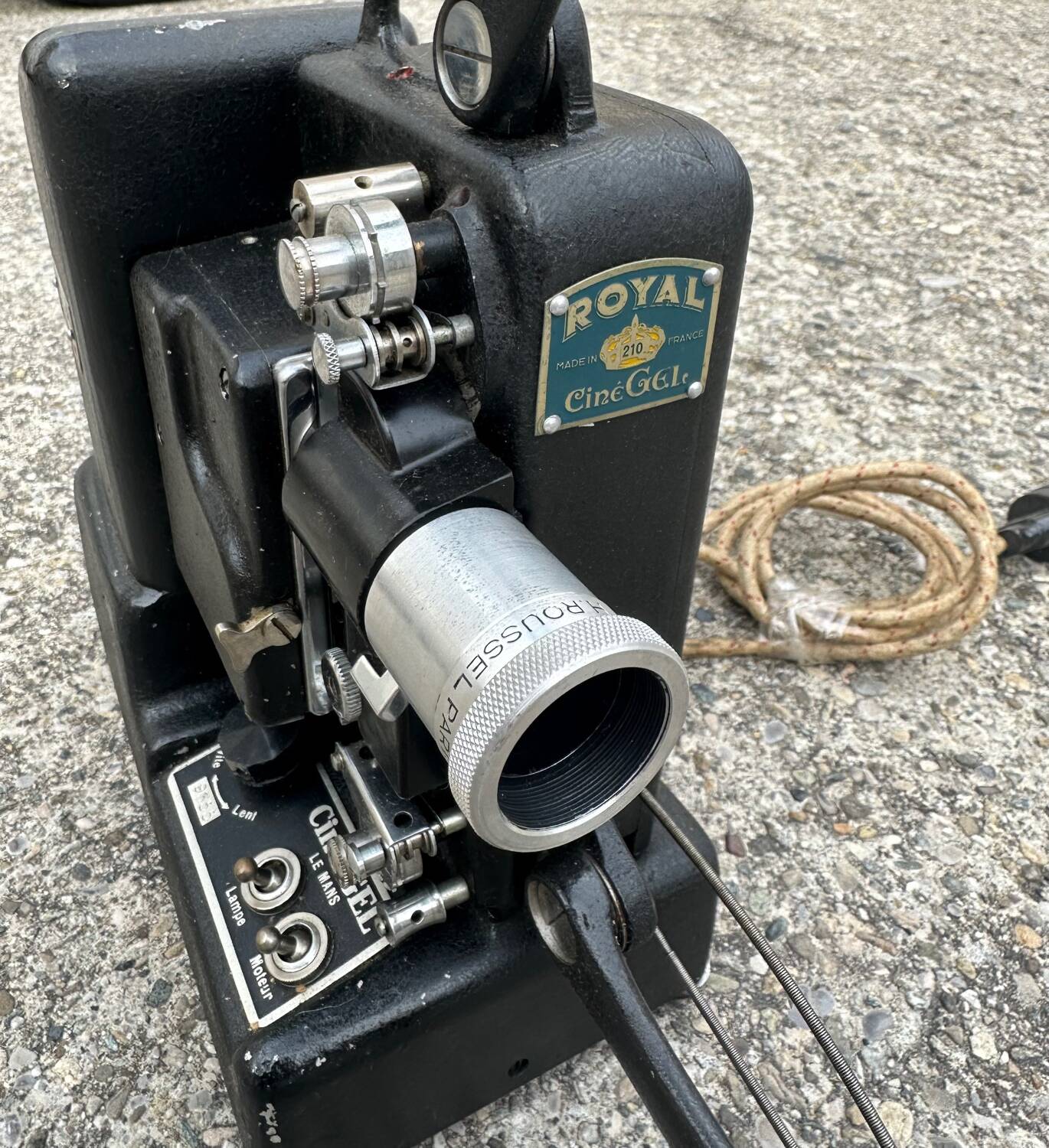 Super 8 projector Royal Cine Gel 1950 Le Mans