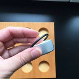 Vintage Danish 9 Candle Wooden Candle Holder