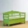 Antique pine bench with storage, 1900s