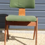 Robin Day chair "HILLESTAK" 1950 green