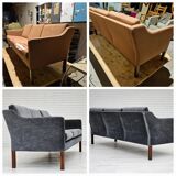 1970s, Danish design attributed to Børge Mogensen, 3-seater sofa, model 2523.