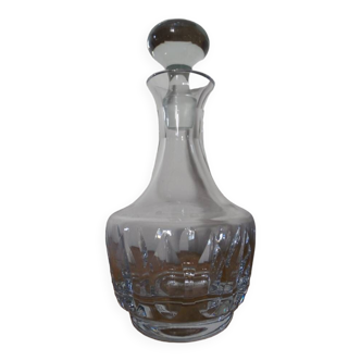 Hand-cut crystal decanter