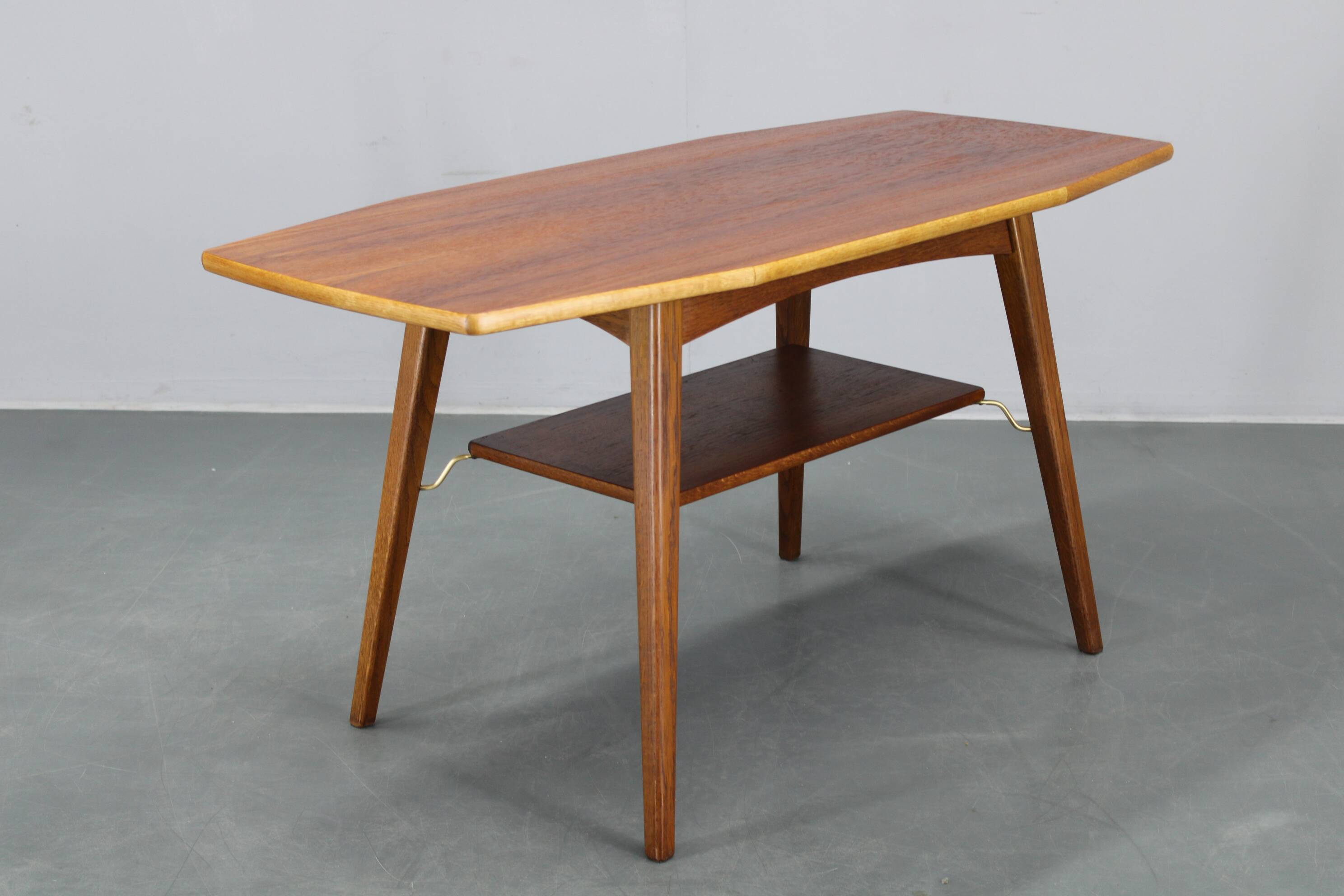 1960s Danish Teak and Oak  Coffee Table