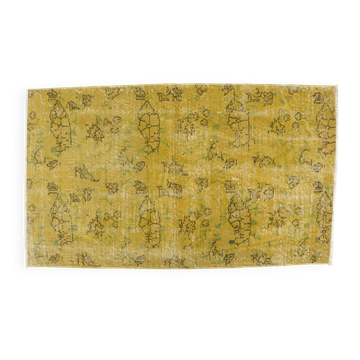 Yellow Vintage Tribal Carpet