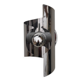 Vintage stainless steel wall light