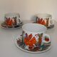 Set 2 cups and under cups to chocolate acapulco de villeroy & boch + 1 offered.