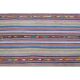 Vintage Turkish Oushak Handmade Wool Cotton Pink Kilim Area Rug 173x243