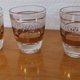 Complete Arques crystal liqueur service, carafe and glasses