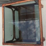 Vintage coffee table bamboo and rattan