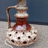 70s ceramic floor lamp