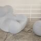 Fauteuil et repose-pied Up 5/6, La Mamma par Gaetano Pesce pour B&B Italia, édition des années 2000.