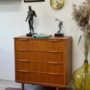 Commode en teck, Danemark, années 1960/70, vintage, mid-century modern