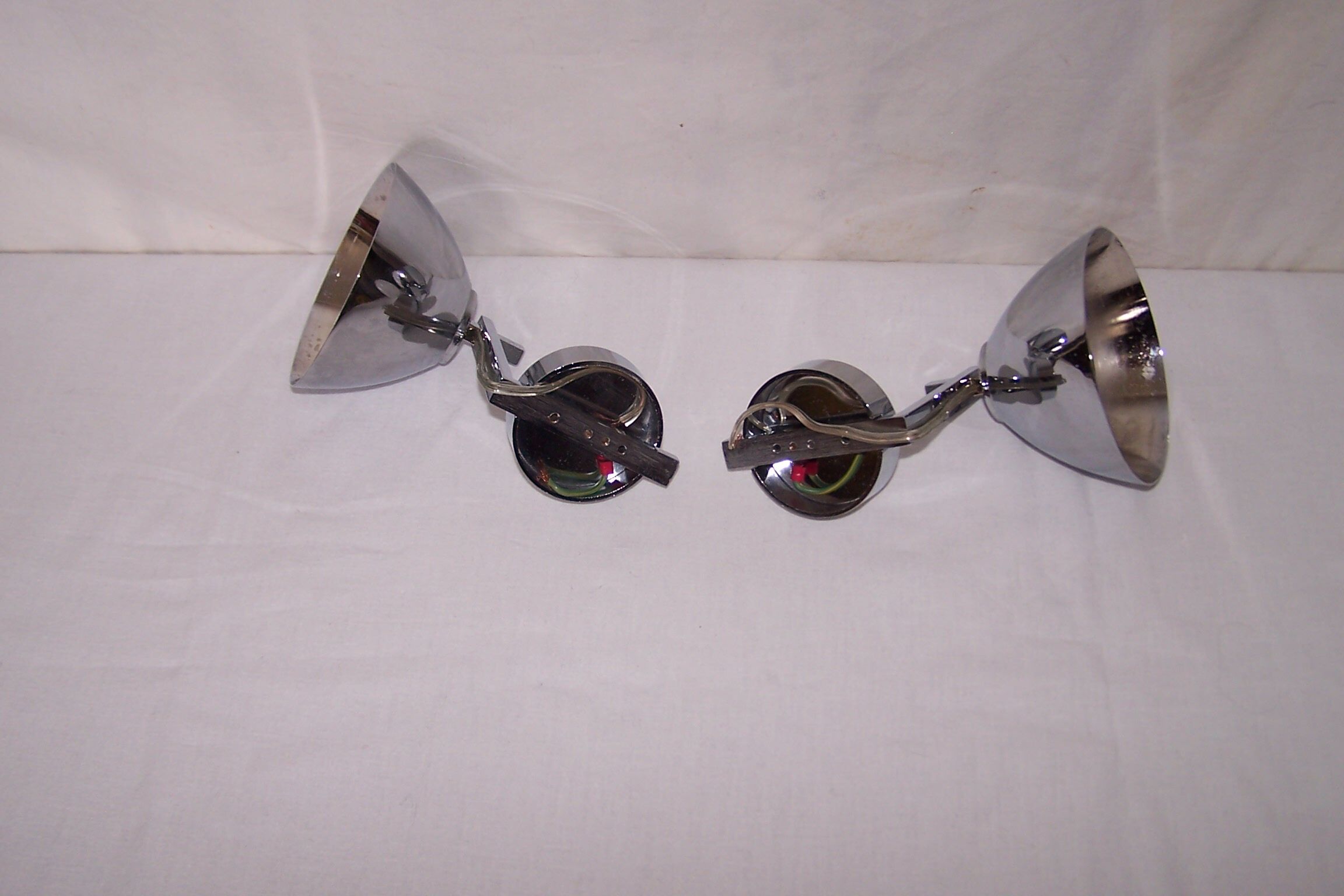 Pair of wall light egg-years 70